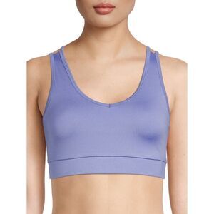 Avia Periwinkle Padded Medium Impact Sports Bra Women's Sz Small